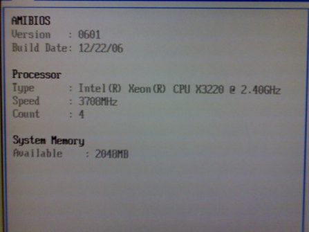 Xeon+X3220l