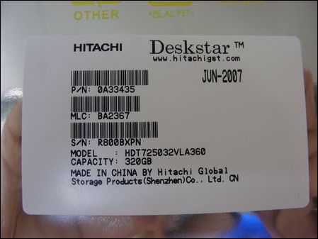 HGST(ԭ)Deskstar 7K1000.B 320Gͼ