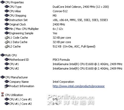 Intel Celeron E1600