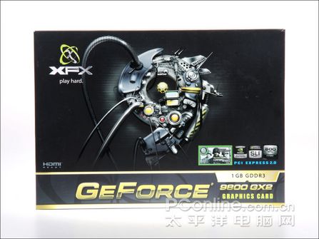 GeForce 9800GX2 拆解