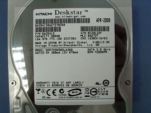 HGST(ԭ)Deskstar P7K500 500Gͼ