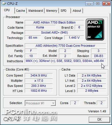Athlon X2 7750
