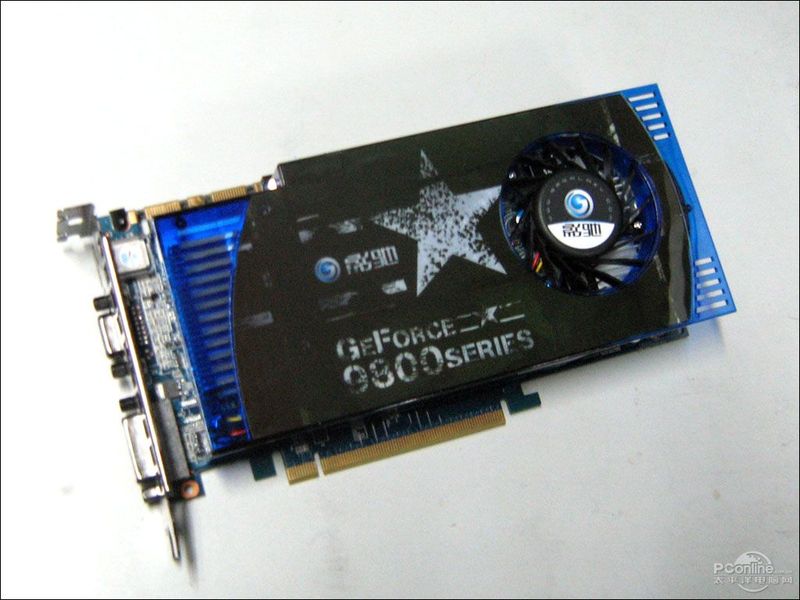 影驰9800gt中将图赏