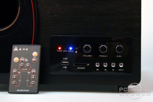 金河田 劲霸 C9900 三分频 2.1音箱