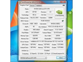 NVIDIA GTX470GPU-Z