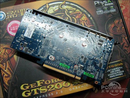 影驰 GTS250 1GB黑将版