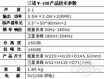 三诺V-10U 畅享绿色新生活