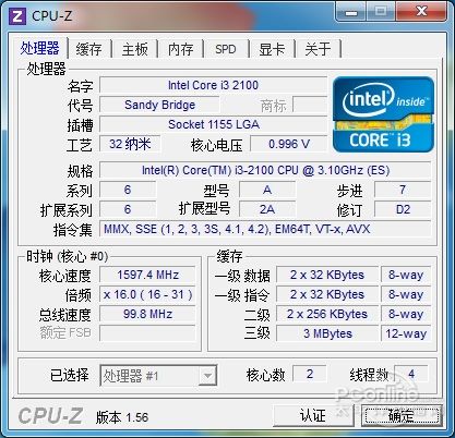 Core i3 2100