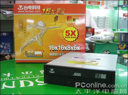 台电女娲 超能王双16X DVD±RW SATA(黑鹰战士)(DWB16PS)