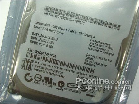  SATA 250G/5400/8M(WD2500BEVT)ͼ