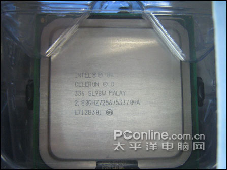 Intel Celeron D 336 2.8G 64位(散装)