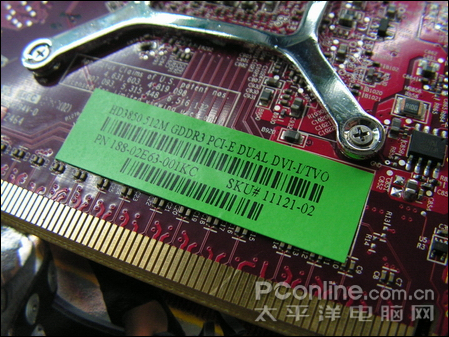 蓝宝石HD3850 512M GDDR3标准版