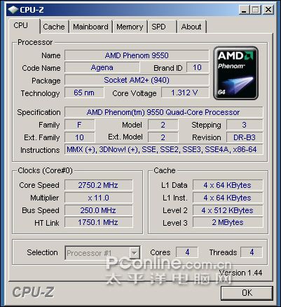 AMD Phenom X4 9550ͼ