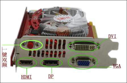 dp hdmi dvi vga全豪華接口