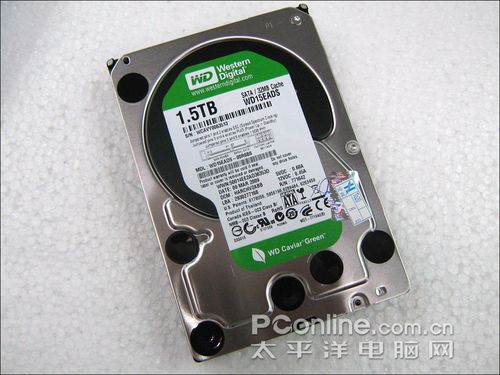 西部数据1.5T 32M SATA2绿盘