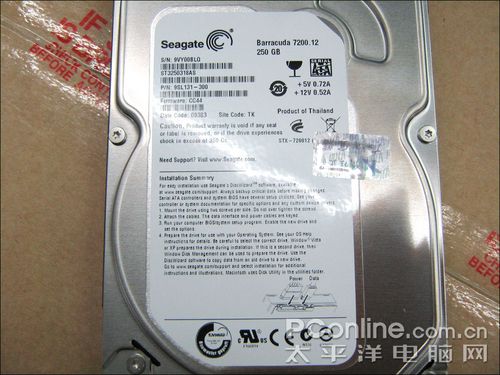 希捷Barracuda 250G 8M SATA2