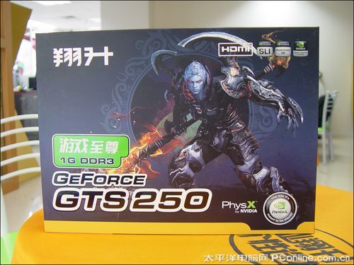 翔升GTS250游戏至尊1G DDR3