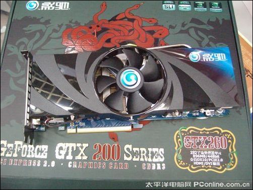 影驰GTX260+上将版影驰GTX260