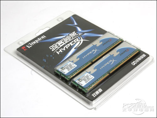 金士顿DDR3 1600 4G骇客神条套装(CL9)金士顿 KHX1600C8D3K2/4GX