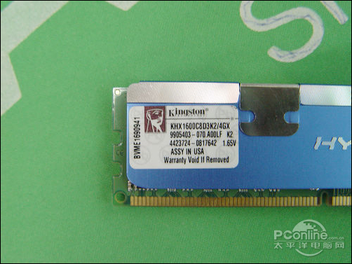 金士顿DDR3 1600 2G骇客神条金士顿DDR3 1600