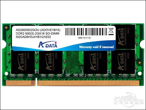 威刚2G DDR2 800笔记本威刚 2G DDR2 800(笔记本)