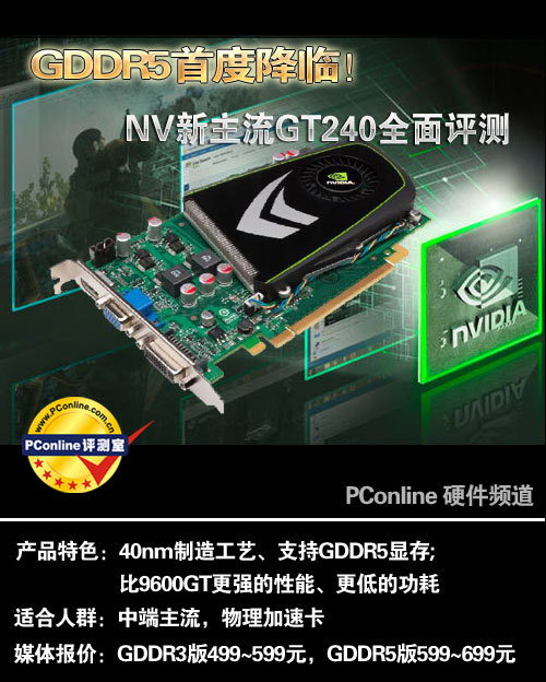 GDDR5׶Ƚ٣NVGT240ȫ