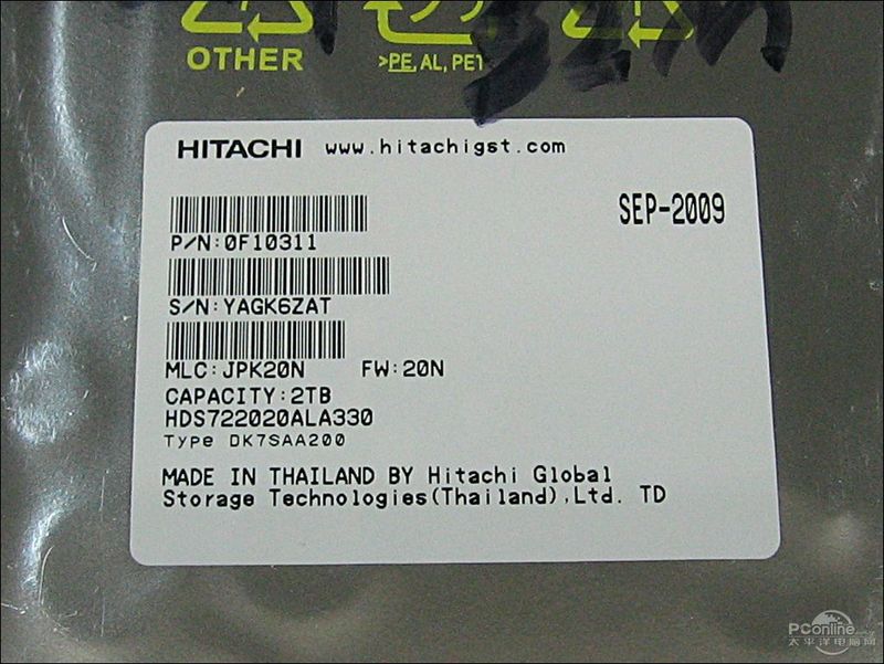 HGST(ԭ)7K2000 2TB 32M SATA2ͼ