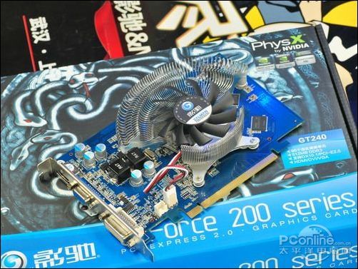 影驰GT240加强版X2影驰 GeForce GT240 加强版X2