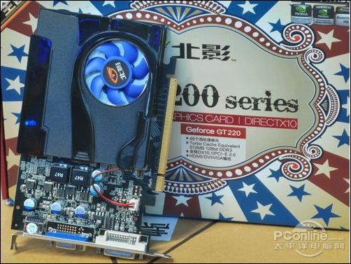 北影GT220 黑鹰D3北影GT220 TC512M DDR3