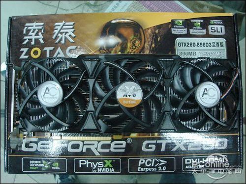 索泰GTX260-896GD3至尊版索泰 GTX260-896GD3至尊版