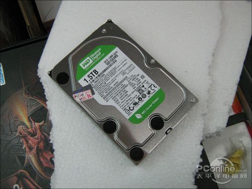 西部数据1.5T 64M SATA2绿盘西部数据 1.5TB SATAII 64M(WD1