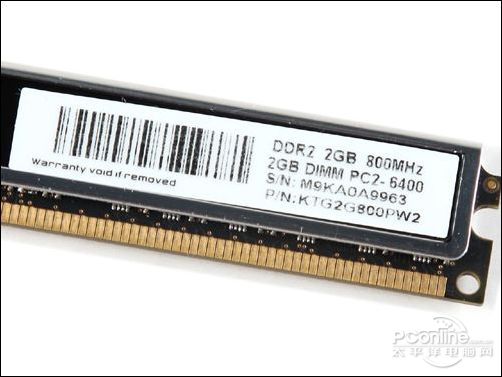 金泰克战虎2G DDR2 800金泰克 战虎2G DDR2 800