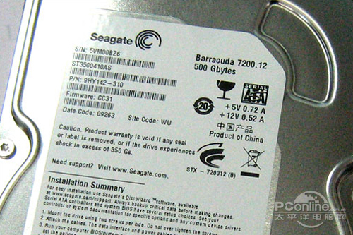 ϣBarracuda 7200.12 500G SATA2 16Mͼ