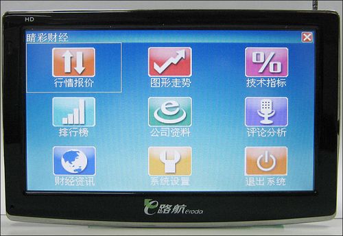 华锋E路航 E800高清TV版华锋E路航E800高清TV版系统功能