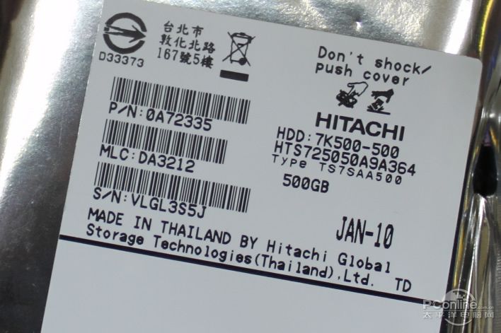  SATA 500G(HTS727550A9E364)ͼ