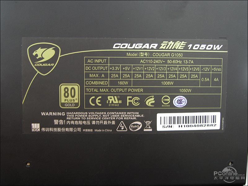 ٤COUGAR GX 1050Wͼ