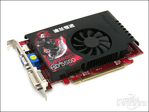 迪兰 HD5550恒金512M迪兰恒进HD5550恒金D3 512M新版