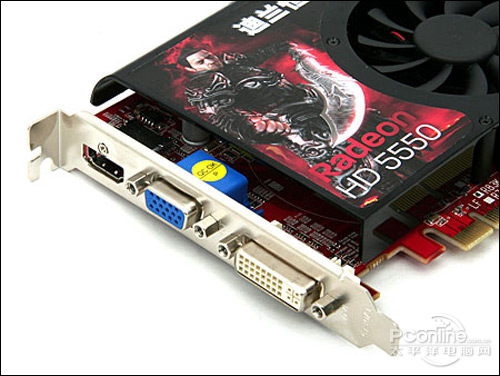 迪兰 HD5550恒金512M迪兰恒进HD5550恒金D3 512M新版