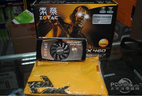 索泰GTX460-1GD5极速版460