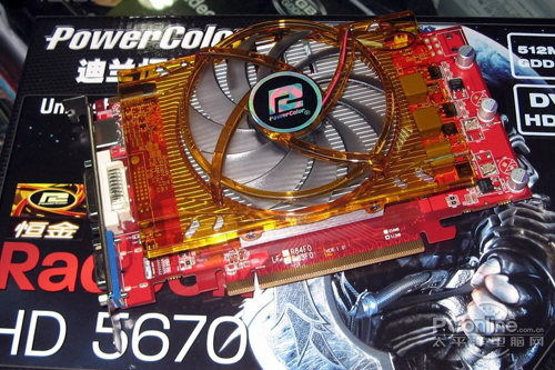 迪兰 HD5670恒金版512M迪兰恒进 HD5670恒金版512M