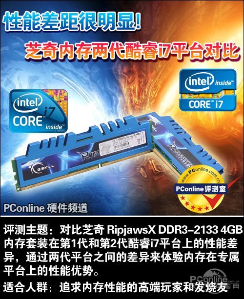 芝奇 Ripjaws-X DDR3 2133 2G